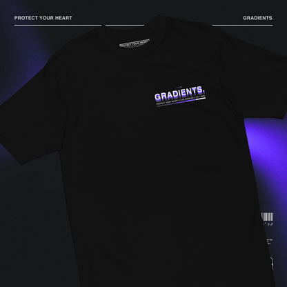 GRADIENTS CHAIN HEART tee